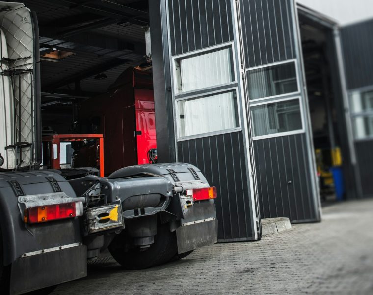 Servicing Semi Truck